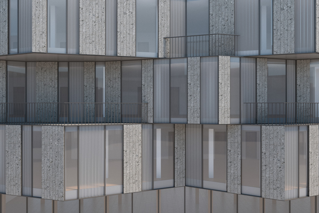 Foro:  courtyard facade design  |  Jacob Bley Griffiths