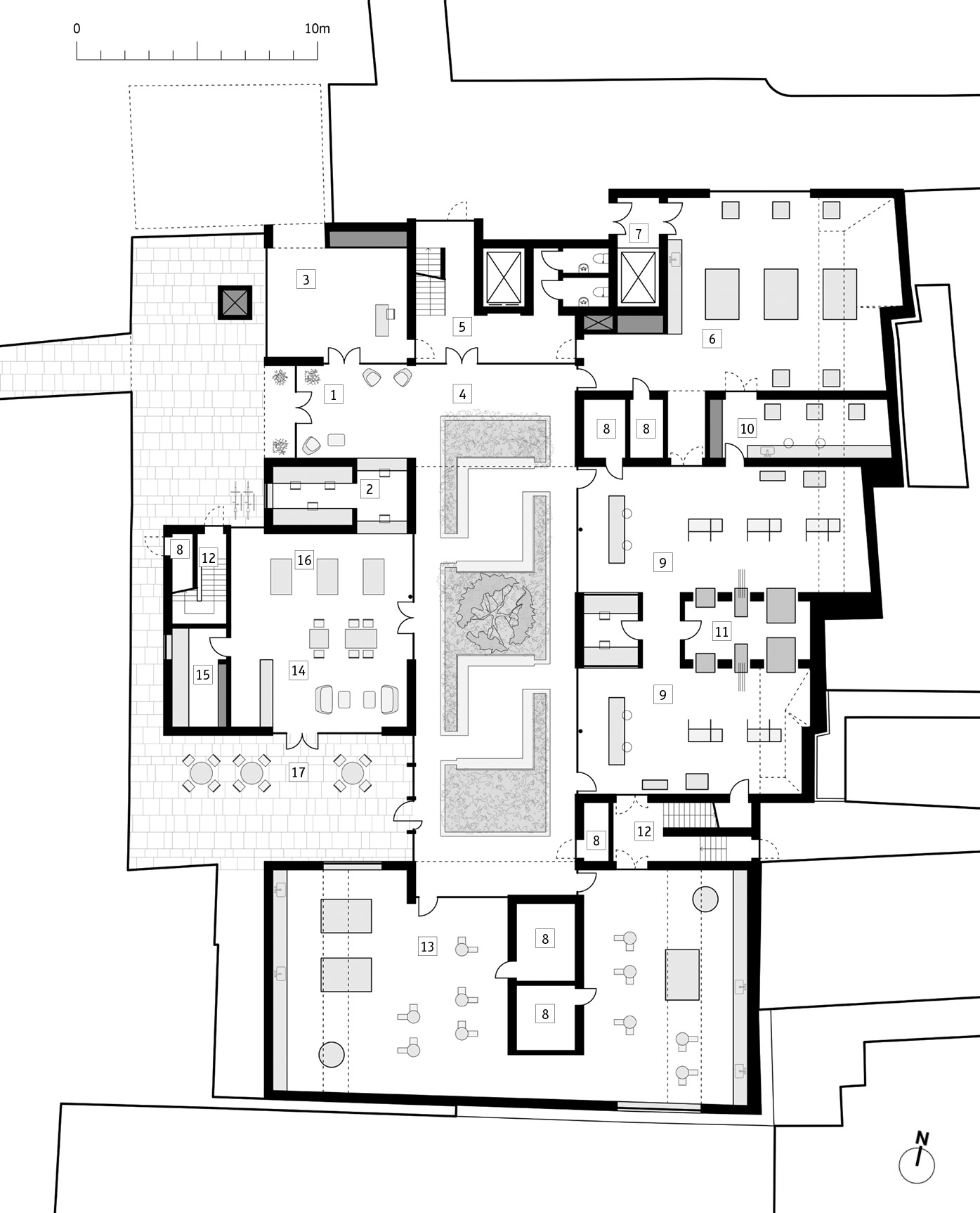 Repose: ground floor plan  |  Jacob Bley Griffiths