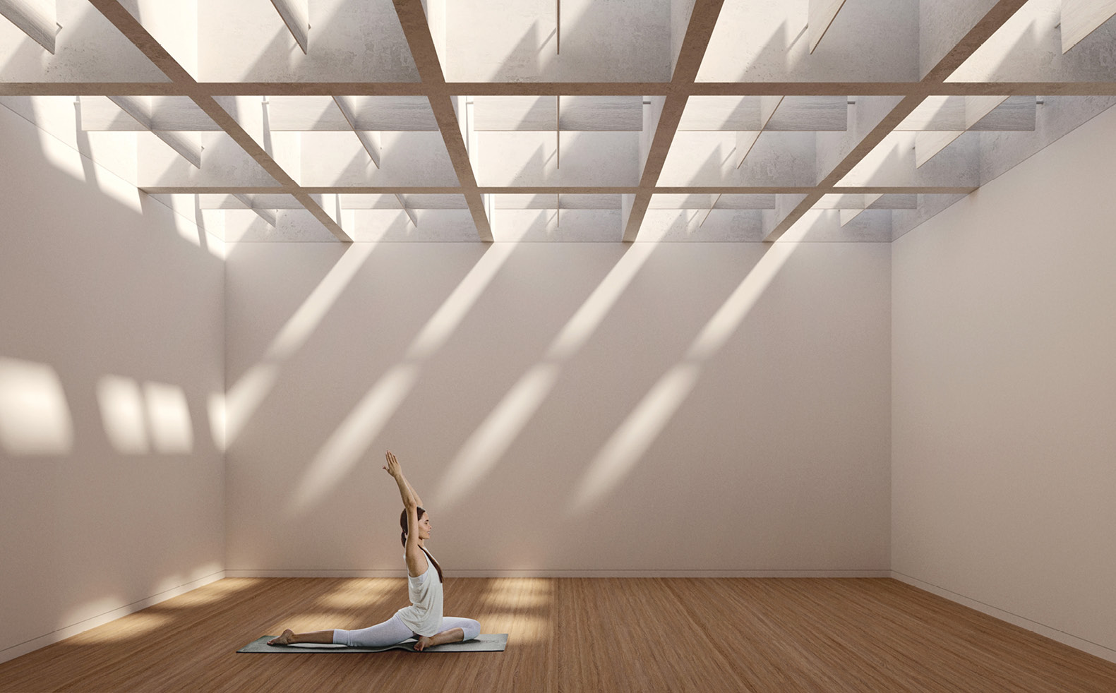 Repose: yoga studio interior  |  Jacob Bley Griffiths