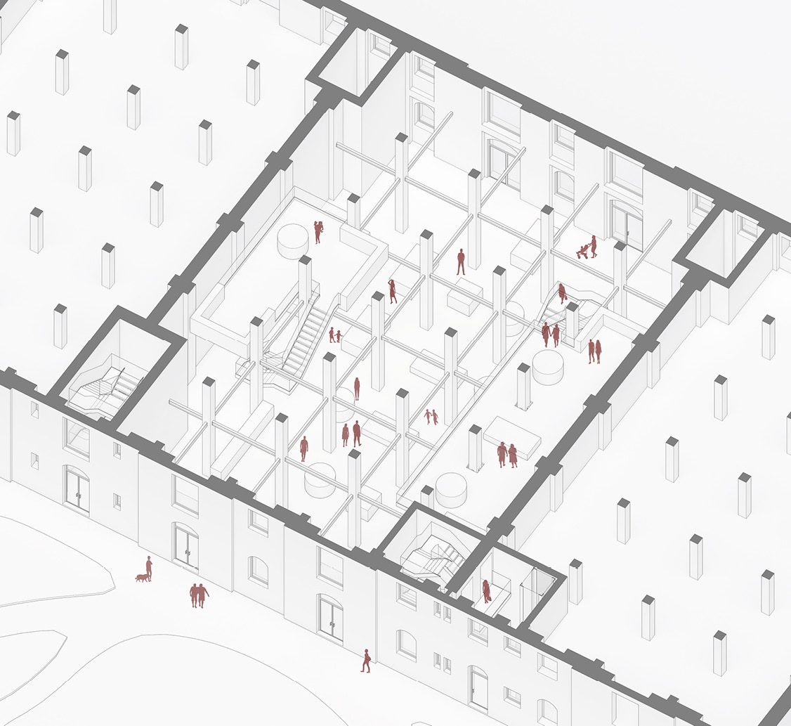 Trieste Porto Vecchio: adaptive re-use concept  |  Jacob Bley Griffiths